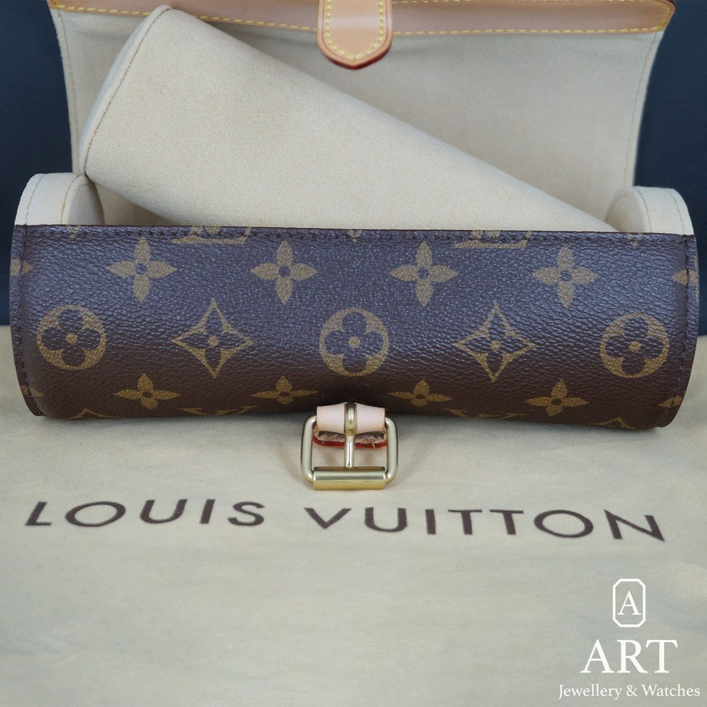 Louis Vuitton-Rare Monogram 3 Watch Roll-Accessory-Art Jewellery &amp; Watches
