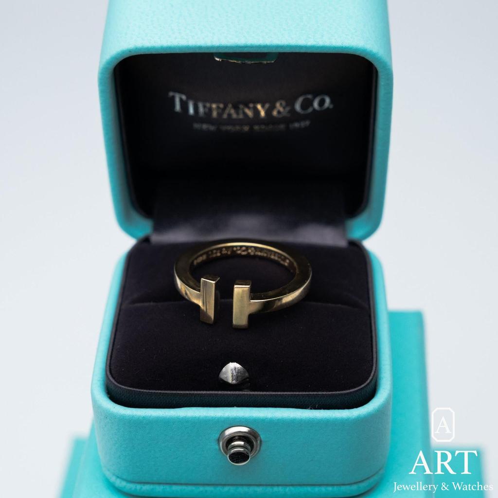 Pre-Owned Tiffany & Co. T Square Ring 55 Size 33279507