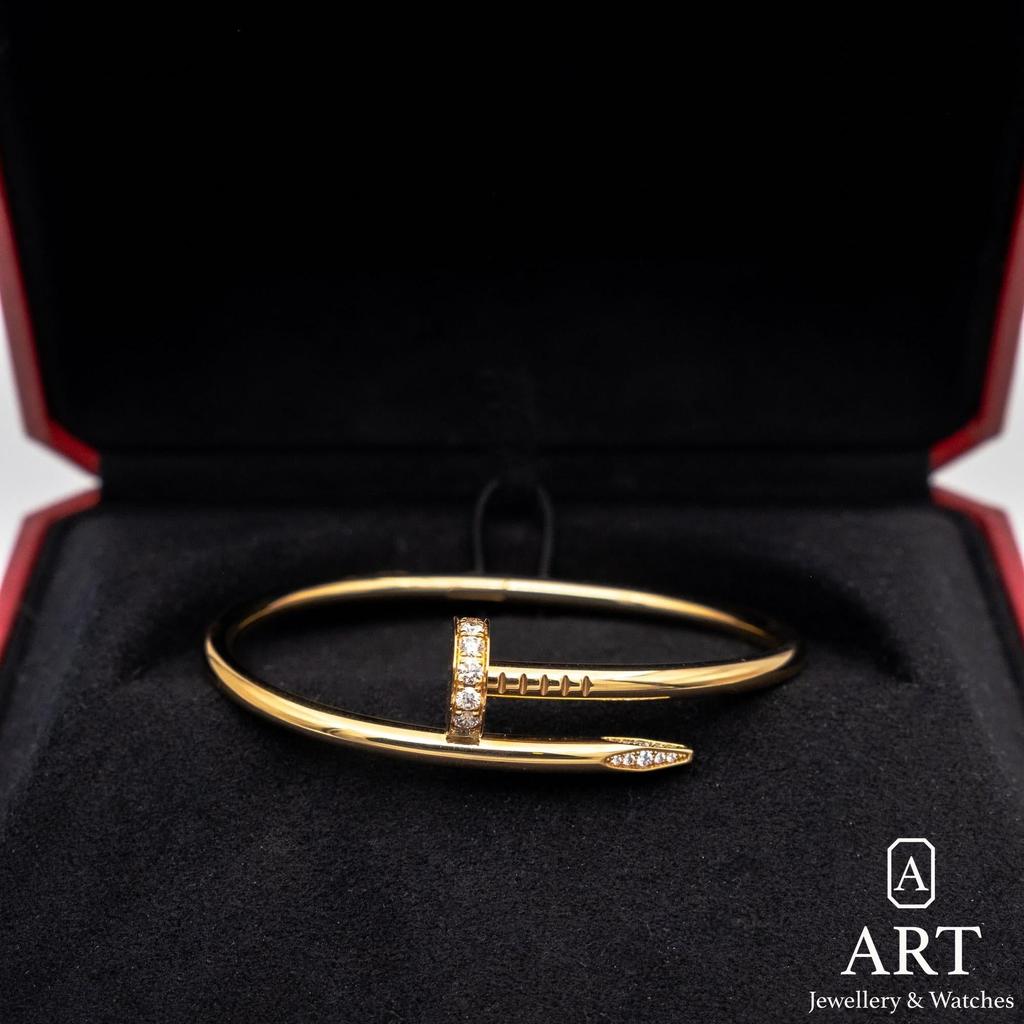 Pre-Owned Cartier Juste un Clou Diamond Bracelet B6066117