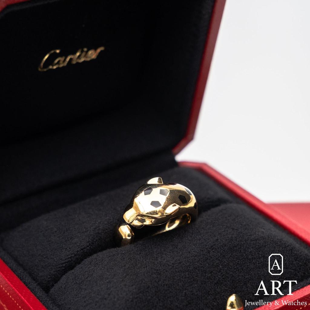 Pre-Owned Cartier Panthere de Cartier Ring Medium B4230800