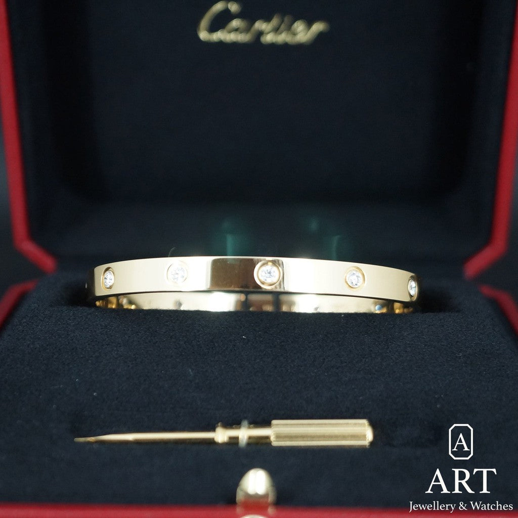 Cartier-Love Bracelet 10 Diamond-Jewellery-Art Jewellery &amp; Watches
