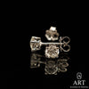 ART Jewellery-Solitaire Diamond Earring 0,70 Ct.-Jewellery-Art Jewellery & Watches