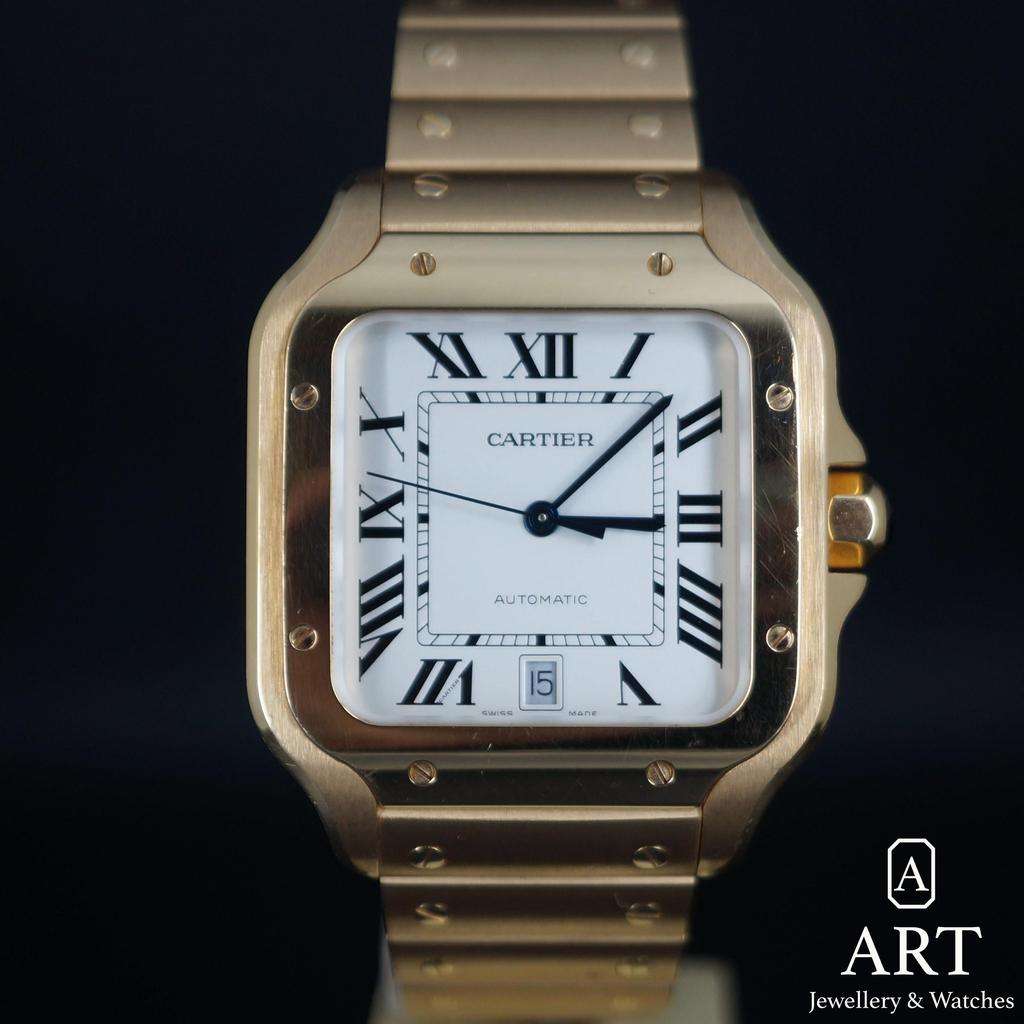 Pre-Owned Cartier Santos Large WGSA0029
