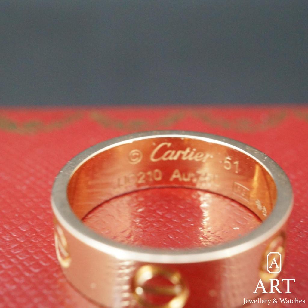 Pre-Owned Cartier Love Ring 51 Size B4084800