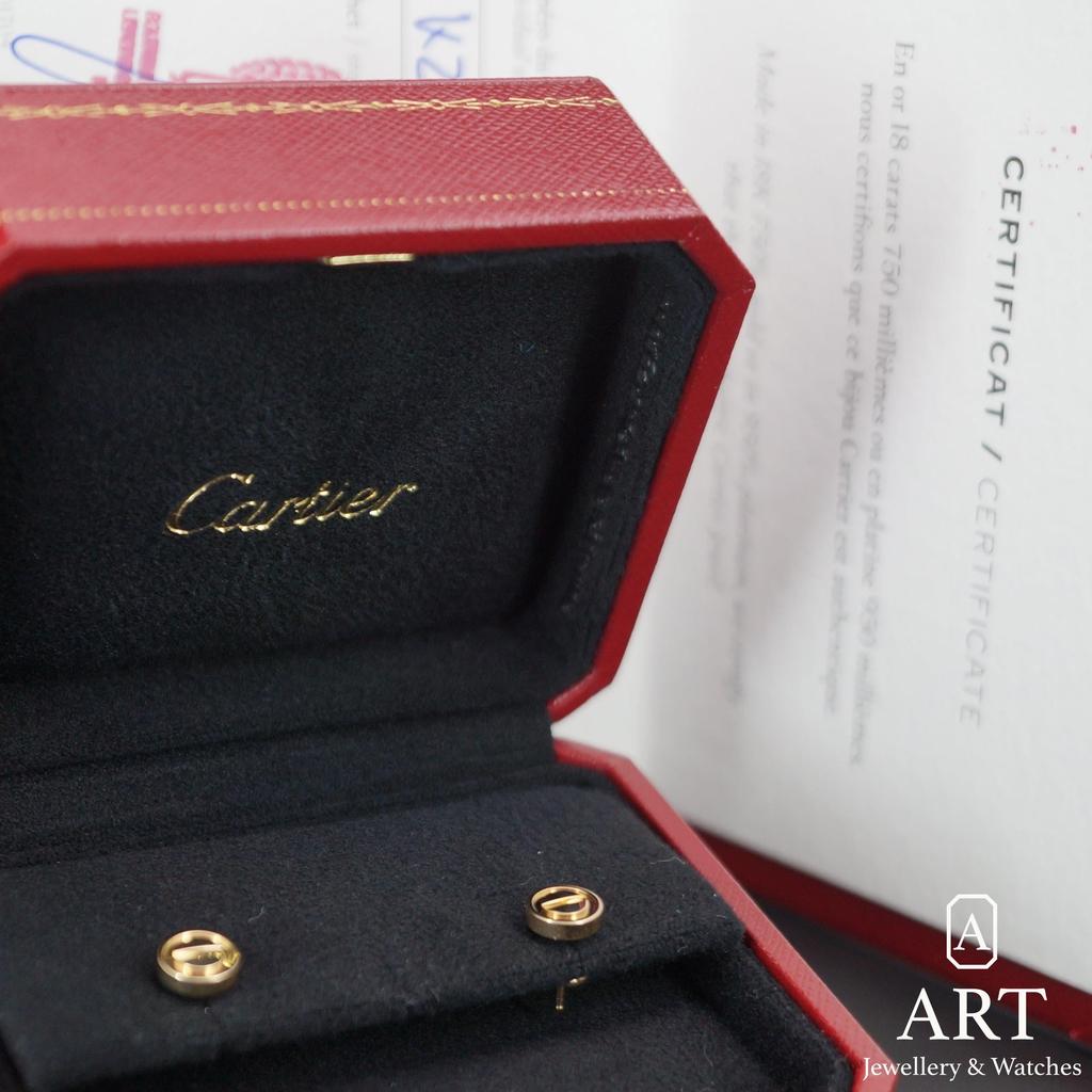 Pre-Owned Cartier Stud Love Earrings B8301255