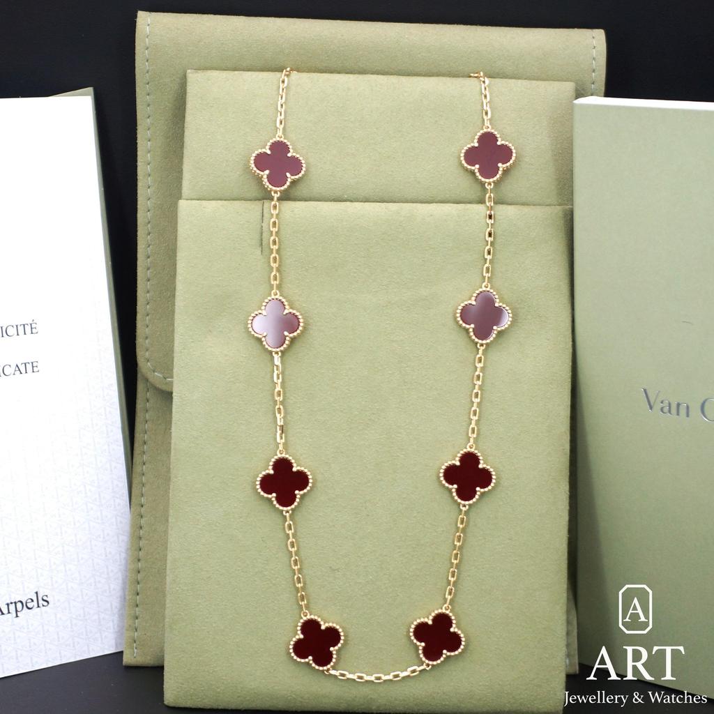 Pre-Owned Van Cleef & Arpels Vintage Alhambra Necklace VCARD40600
