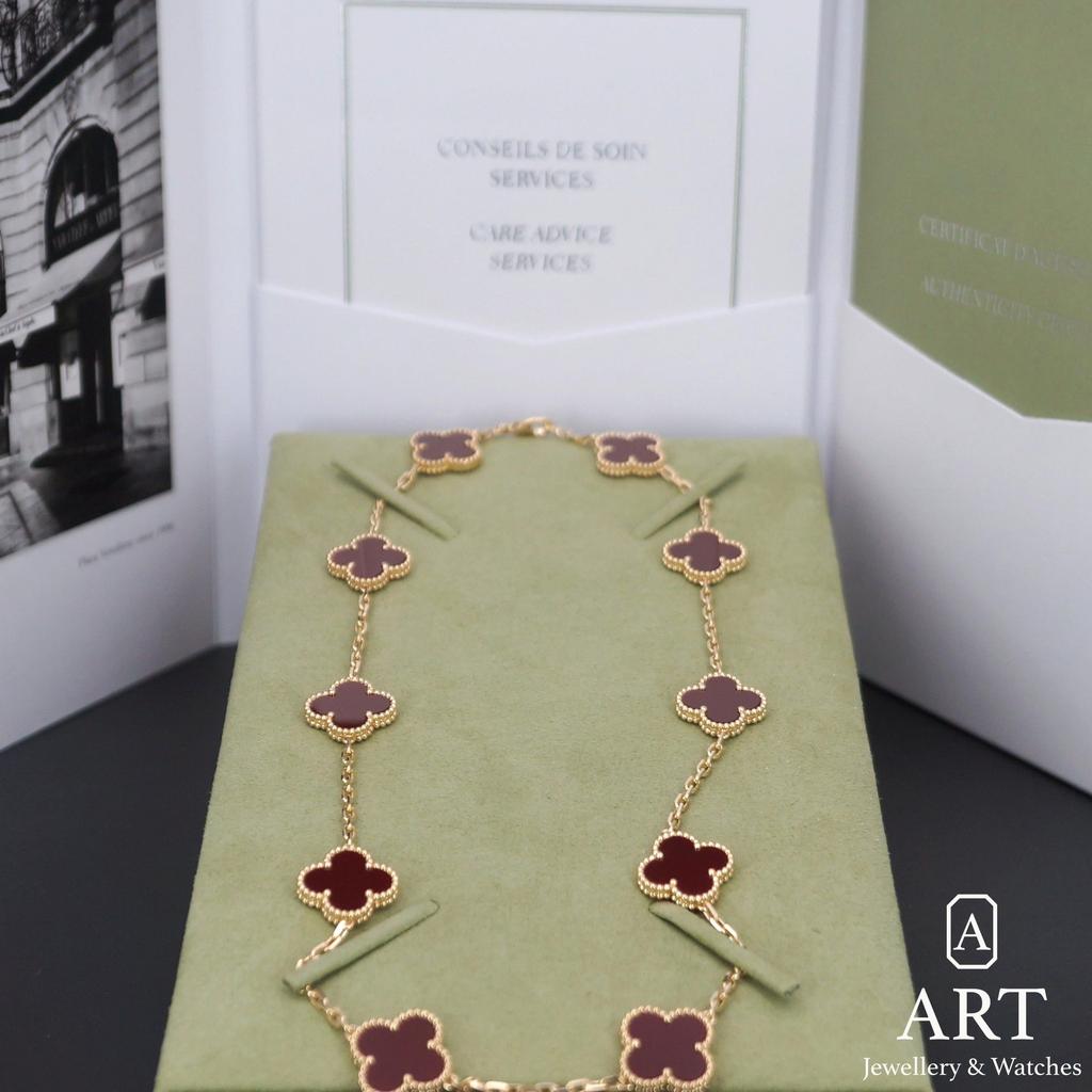 Pre-Owned Van Cleef & Arpels Vintage Alhambra Necklace VCARD40600