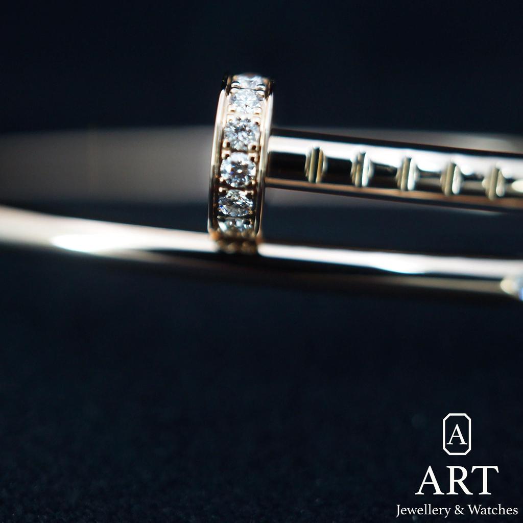 Pre-Owned Cartier Juste Un Clou Diamond Bracelet B6066117
