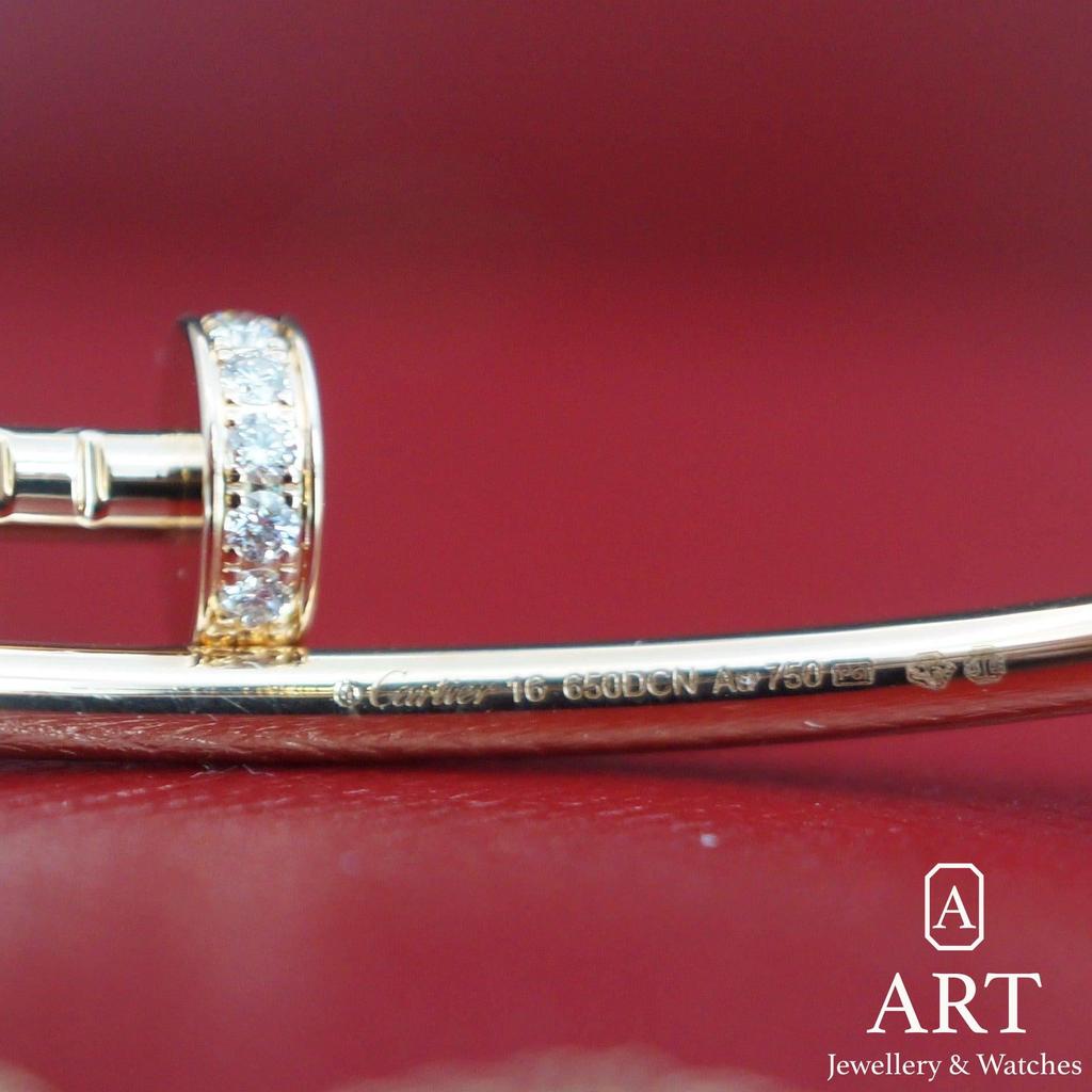 Pre-Owned Cartier Juste Un Clou Diamond Bracelet B6066117