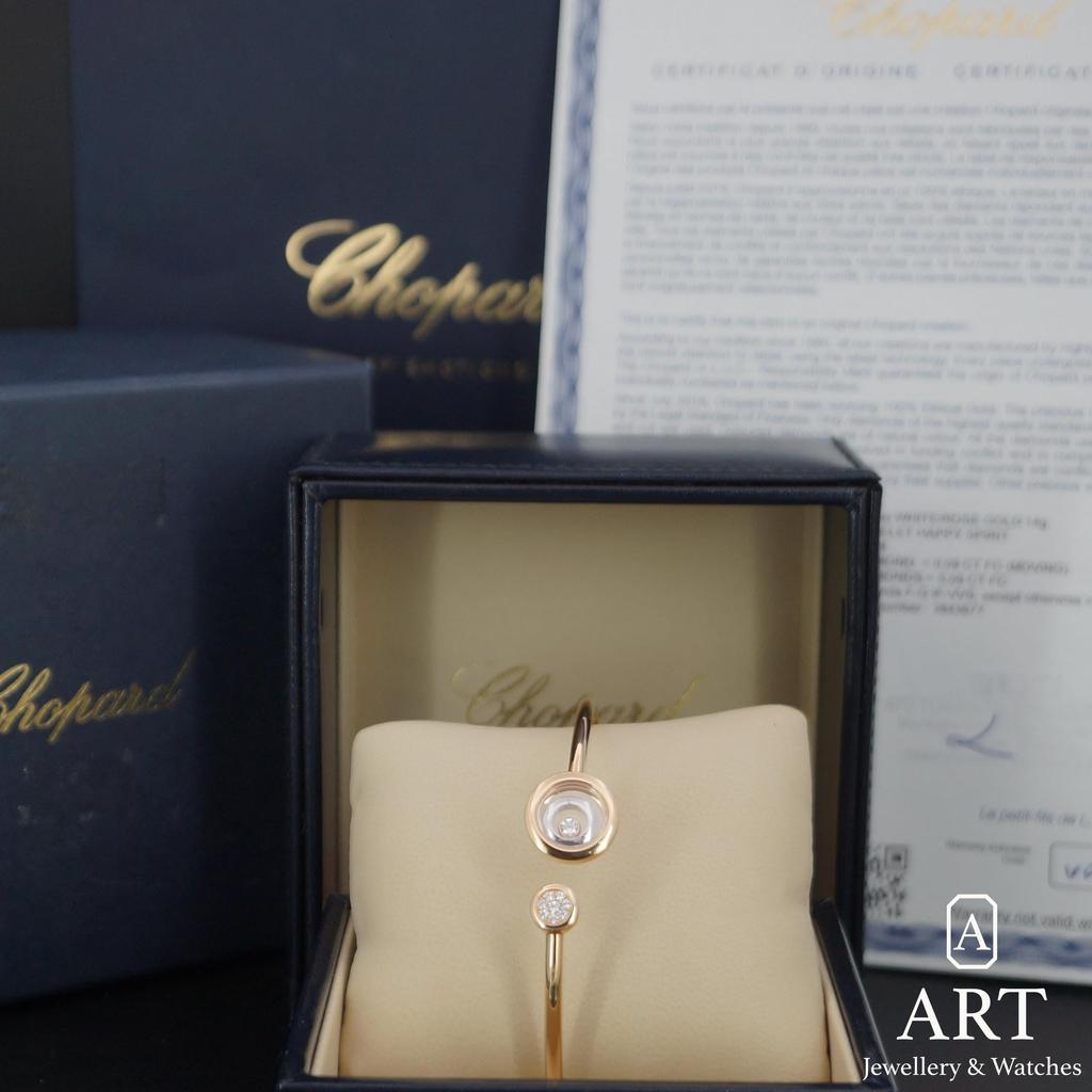 Pre-Owned Chopard Happy Spirit Bracelet M Size 858230-9002