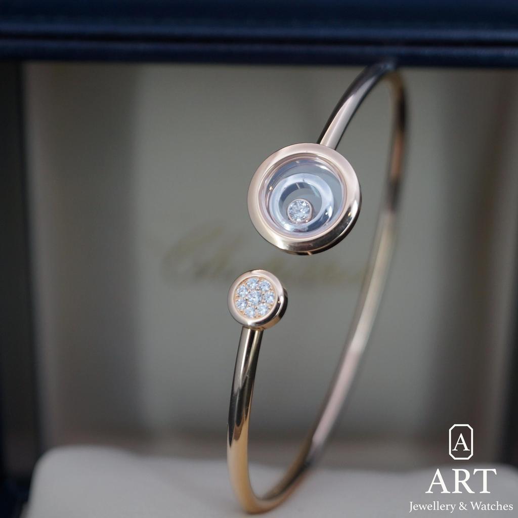 Pre-Owned Chopard Happy Spirit Bracelet M Size 858230-9002