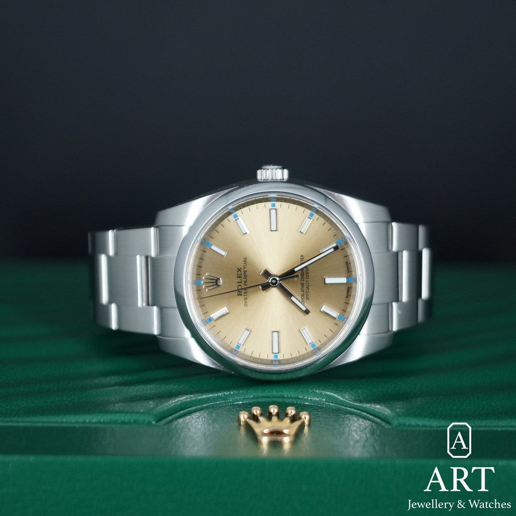 Rolex-Oyster Perpetual 34mm-Watch-Art Jewellery &amp; Watches