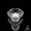 Art Jewellery & Watches-Pearl Diamond Ring-Jewellery-Art Jewellery & Watches