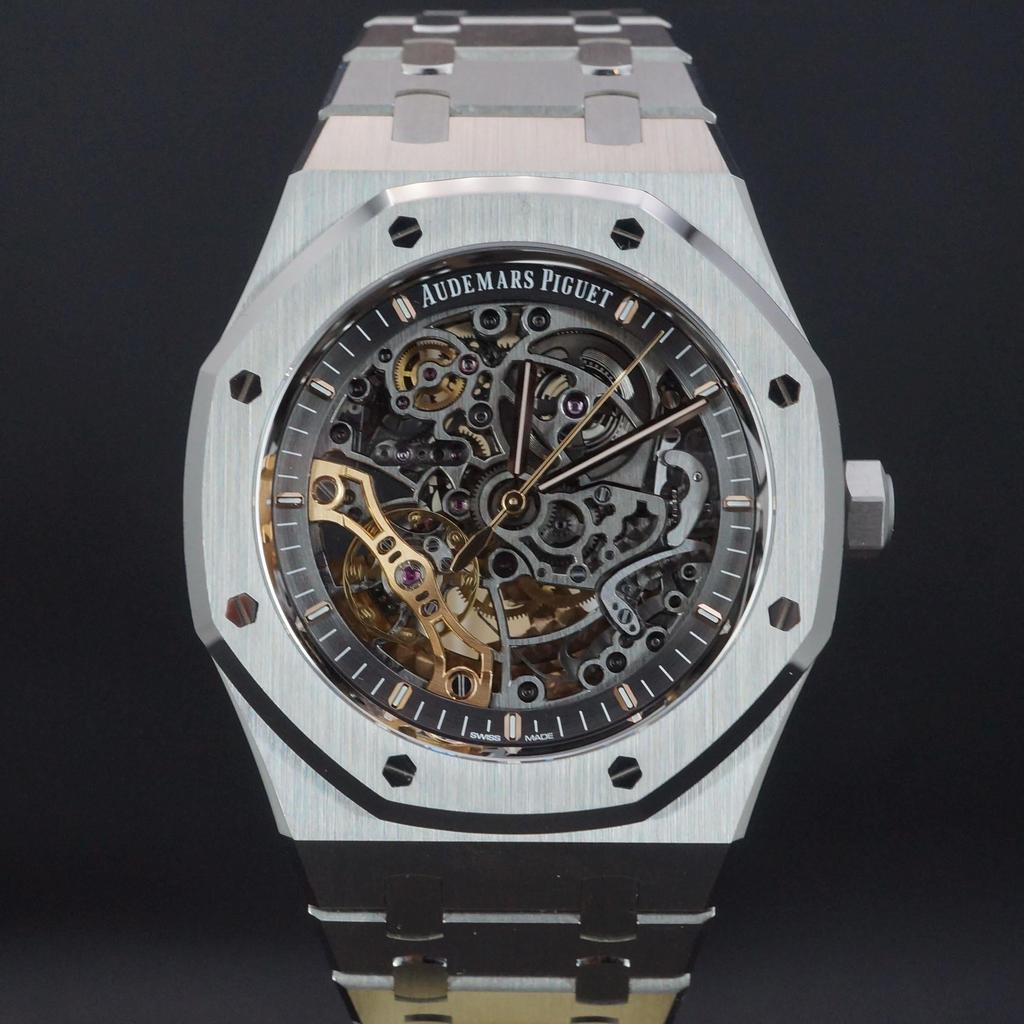 Pre-Owned Audemars Piguet Royal Oak Skeleton 15407ST.OO.1220ST.01
