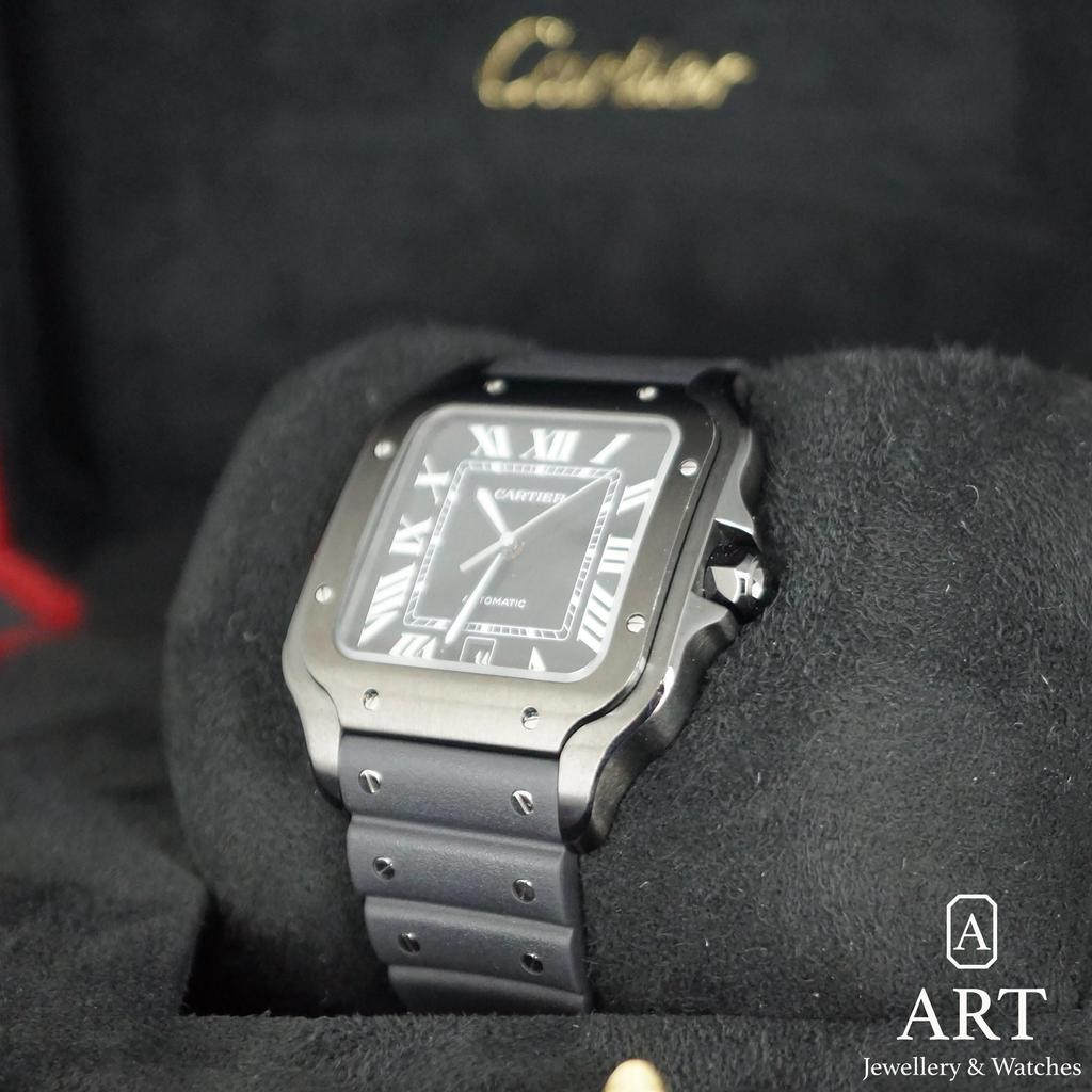 Pre-Owned Cartier Santos De Cartier Large WSSA0039