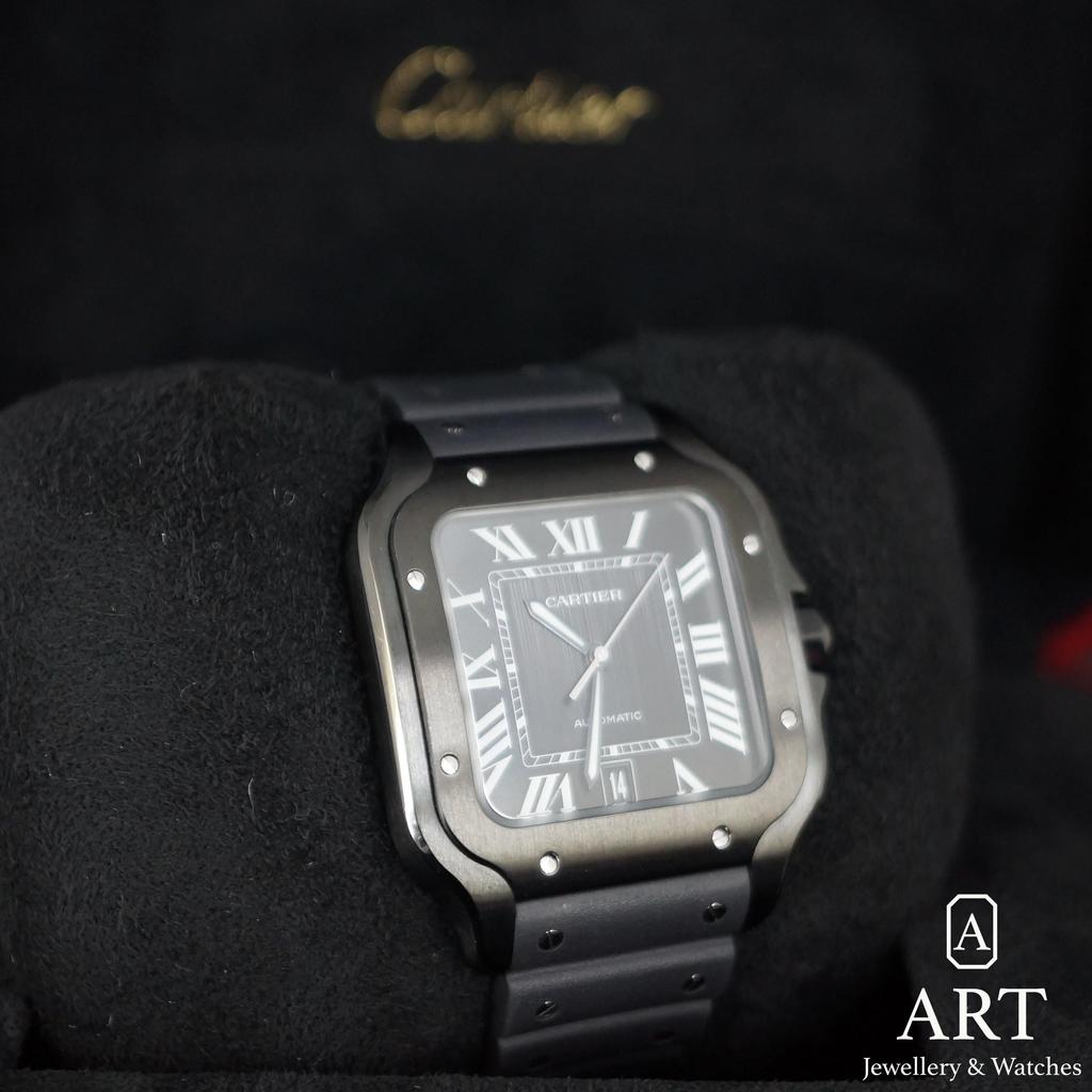 Pre-Owned Cartier Santos De Cartier Large WSSA0039