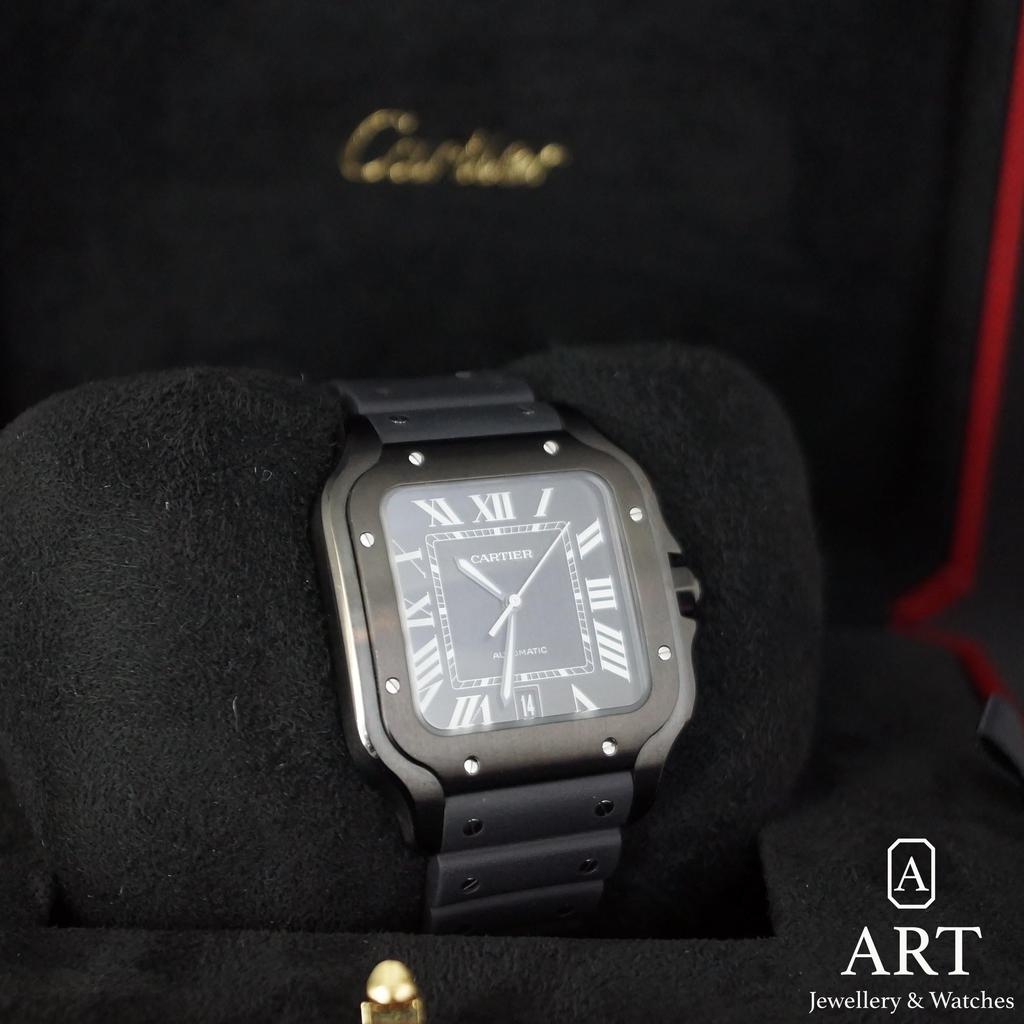 Pre-Owned Cartier Santos De Cartier Large WSSA0039