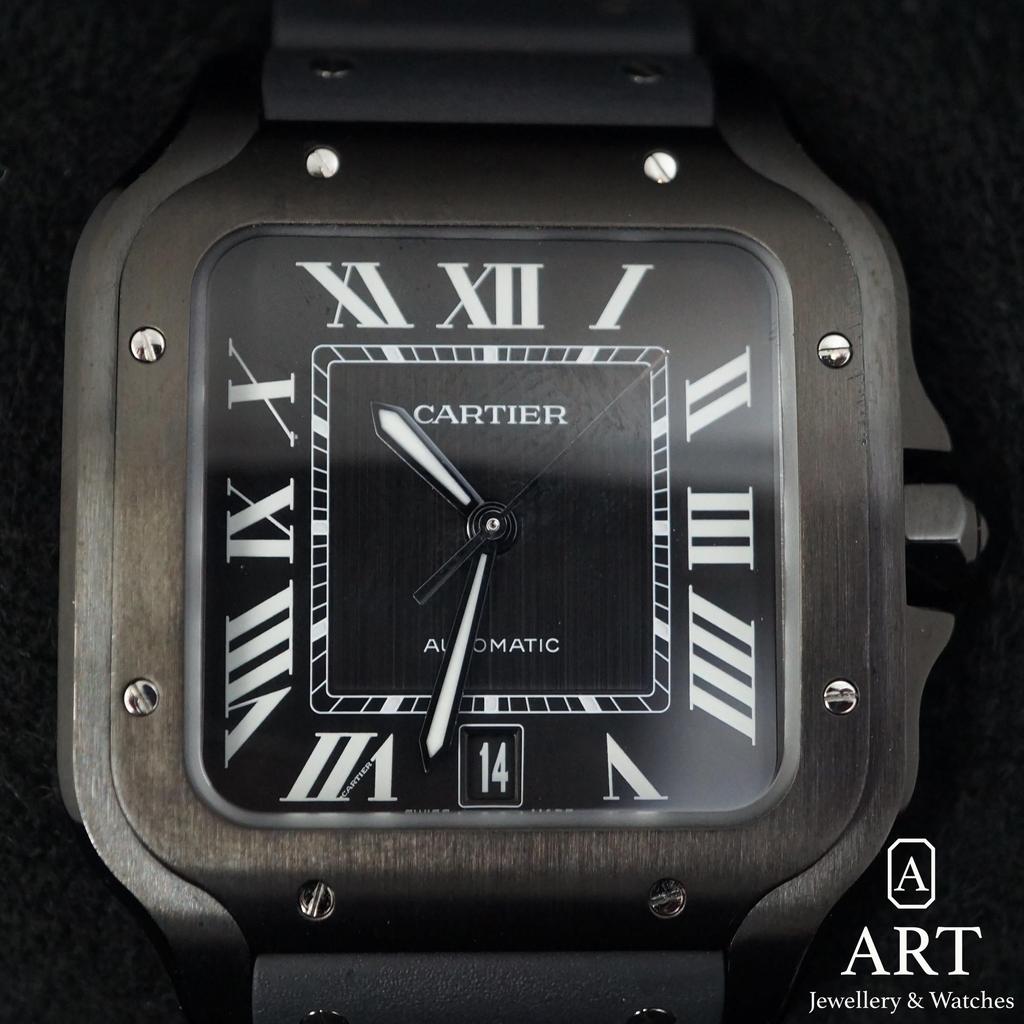 Pre-Owned Cartier Santos De Cartier Large WSSA0039