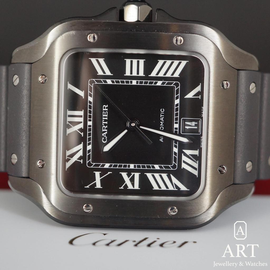 Pre-Owned Cartier Santos De Cartier Large WSSA0039