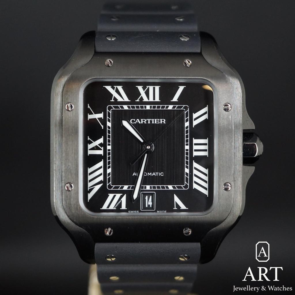 Pre-Owned Cartier Santos De Cartier Large WSSA0039