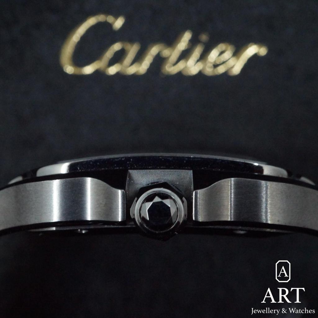 Pre-Owned Cartier Santos De Cartier Large WSSA0039
