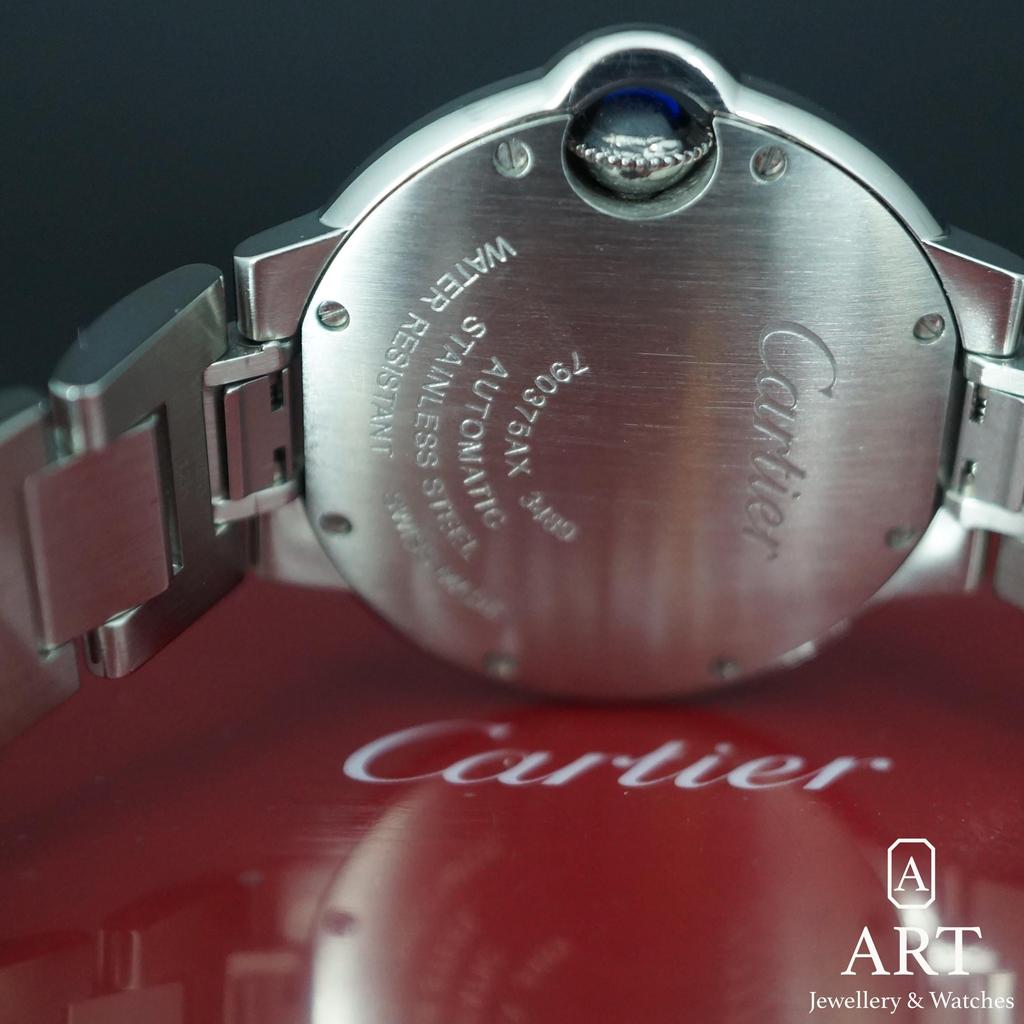 Pre-Owned Cartier Ballon Blue 33mm W4BB0021
