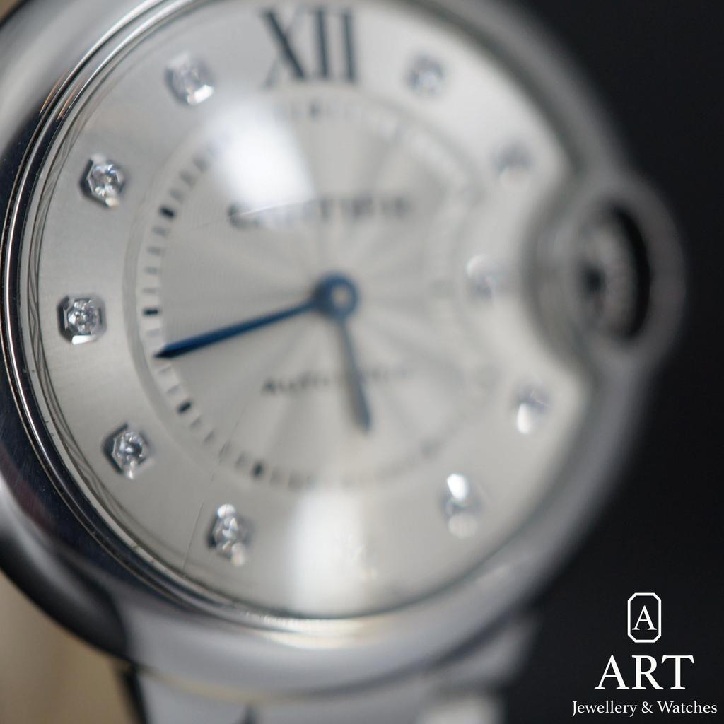 Pre-Owned Cartier Ballon Blue 33mm W4BB0021