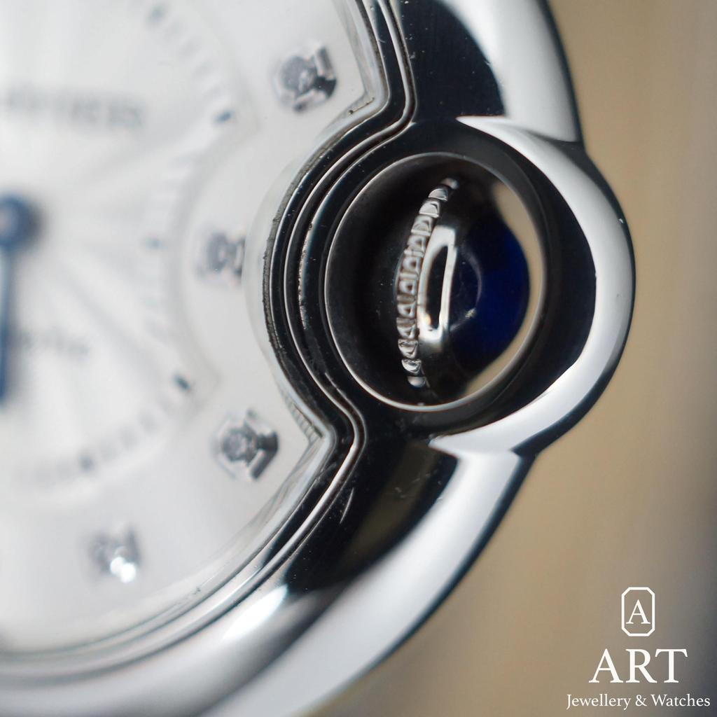 Pre-Owned Cartier Ballon Blue 33mm W4BB0021