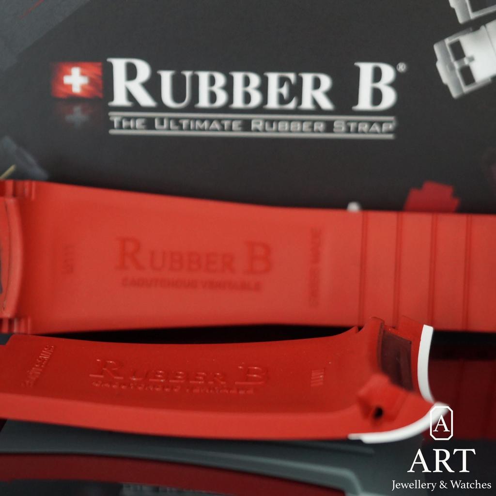 New Rolex Rubber B Rolex Sky Dweller Bracelet Ref:M111 M111