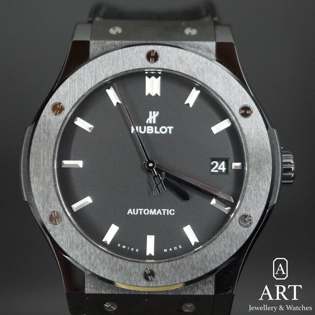 Pre-Owned Hublot Black Magic 45mm 511.CM.1171.RX