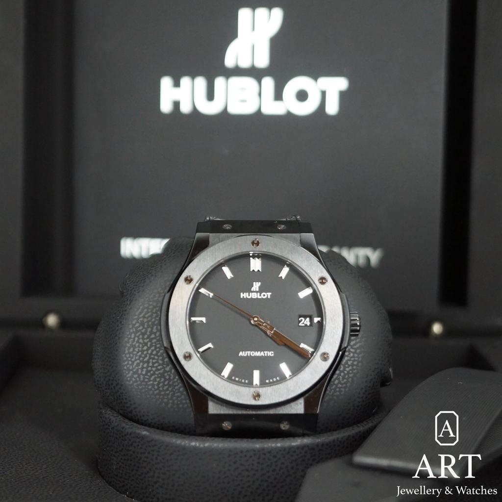 Pre-Owned Hublot Black Magic 45mm 511.CM.1171.RX
