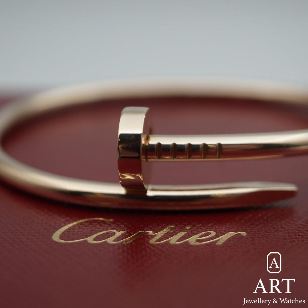 Pre-Owned Cartier Just Un Clou 17 Size Rose B6048117