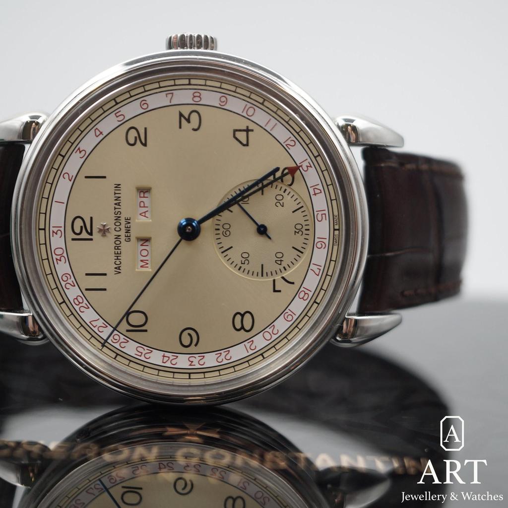 Pre-Owned Vacheron Constantin Historiques Triple Calendar 1942 40mm 3110V/000A-B426