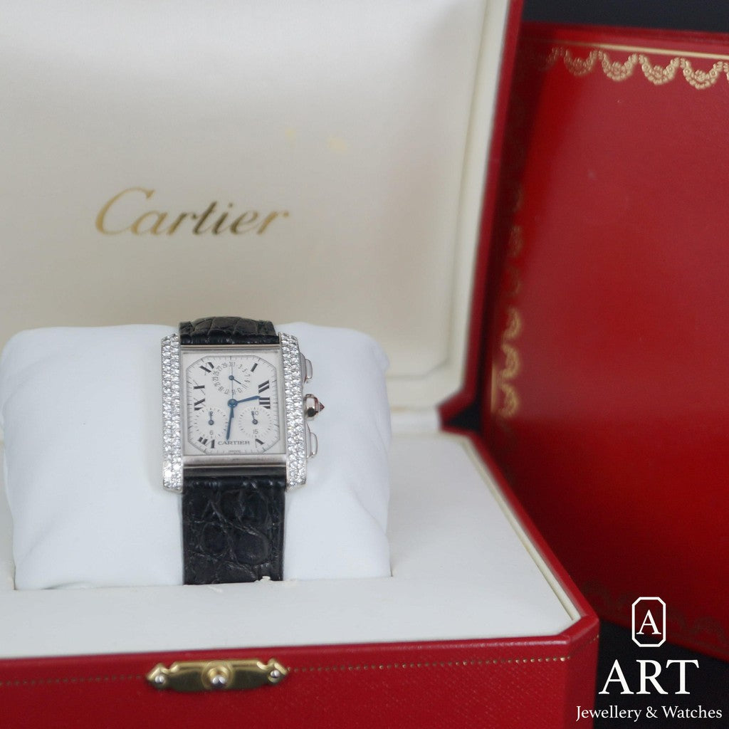 Cartier-Tank Francaise 37mm-Watch-Art Jewellery &amp; Watches