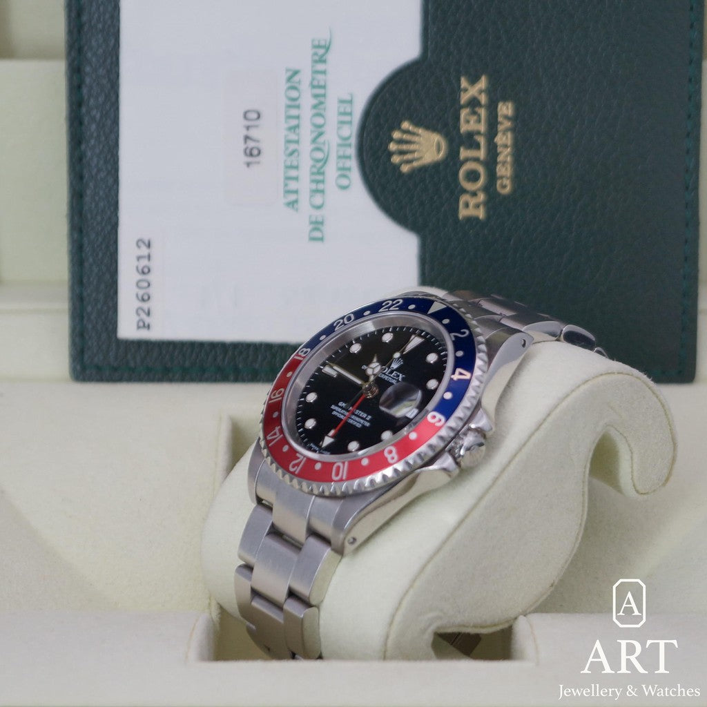 Rolex-GMT-Master II 40mm Vintage-Watch-Art Jewellery &amp; Watches