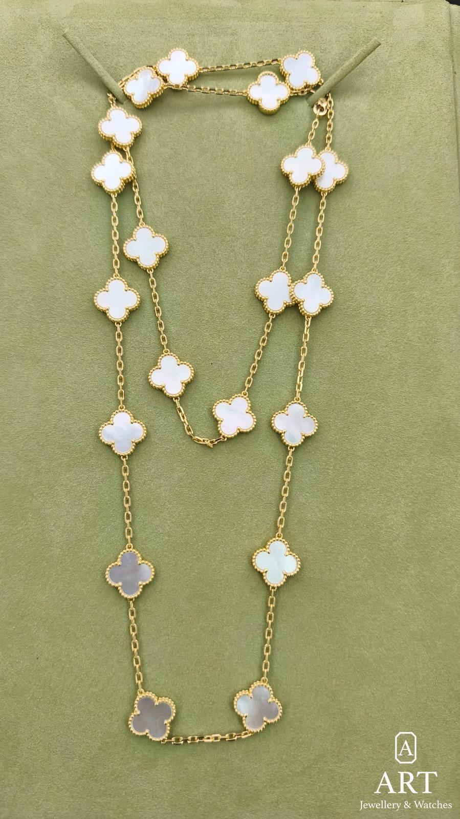 Pre-Owned Van Cleef & Arpels Vintage Alhambra Necklace VCARA42100