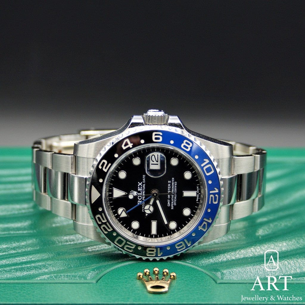 Pre-Owned Rolex GMT-Master II 40mm Batman 116710BLNR