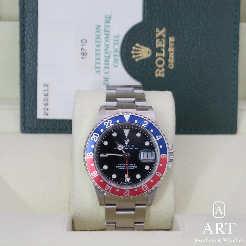 Pre-Owned Rolex GMT-Master II 40mm Vintage 16710