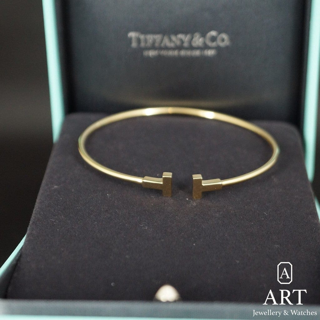 Pre-Owned Tiffany & Co. T Narrow Wire Bracelet 60010764