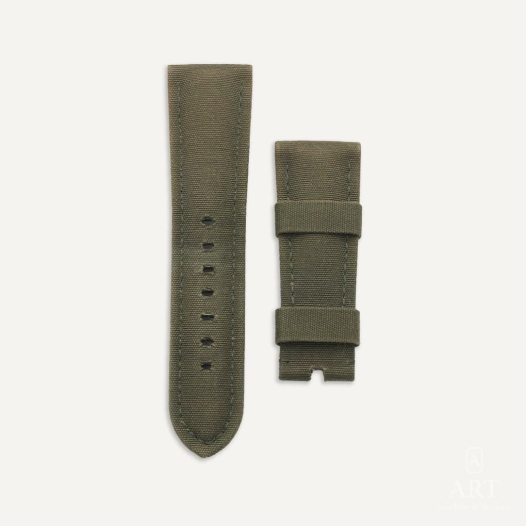 Panerai Green Textile Luminor/Submersible Watch Strap