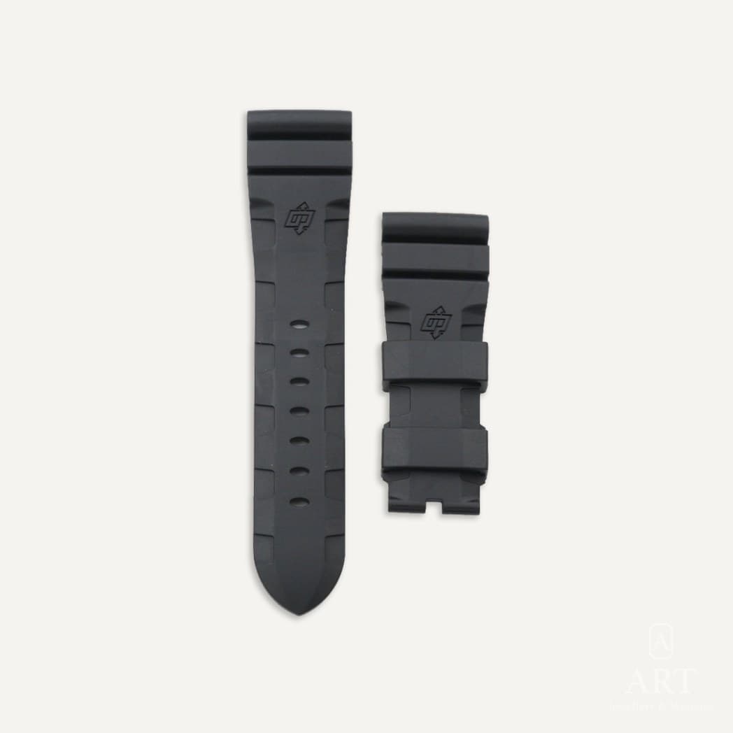Panerai Siyah Silikon Panerai Luminor/Submersible Saat Kayışı, referans MXE07FHS