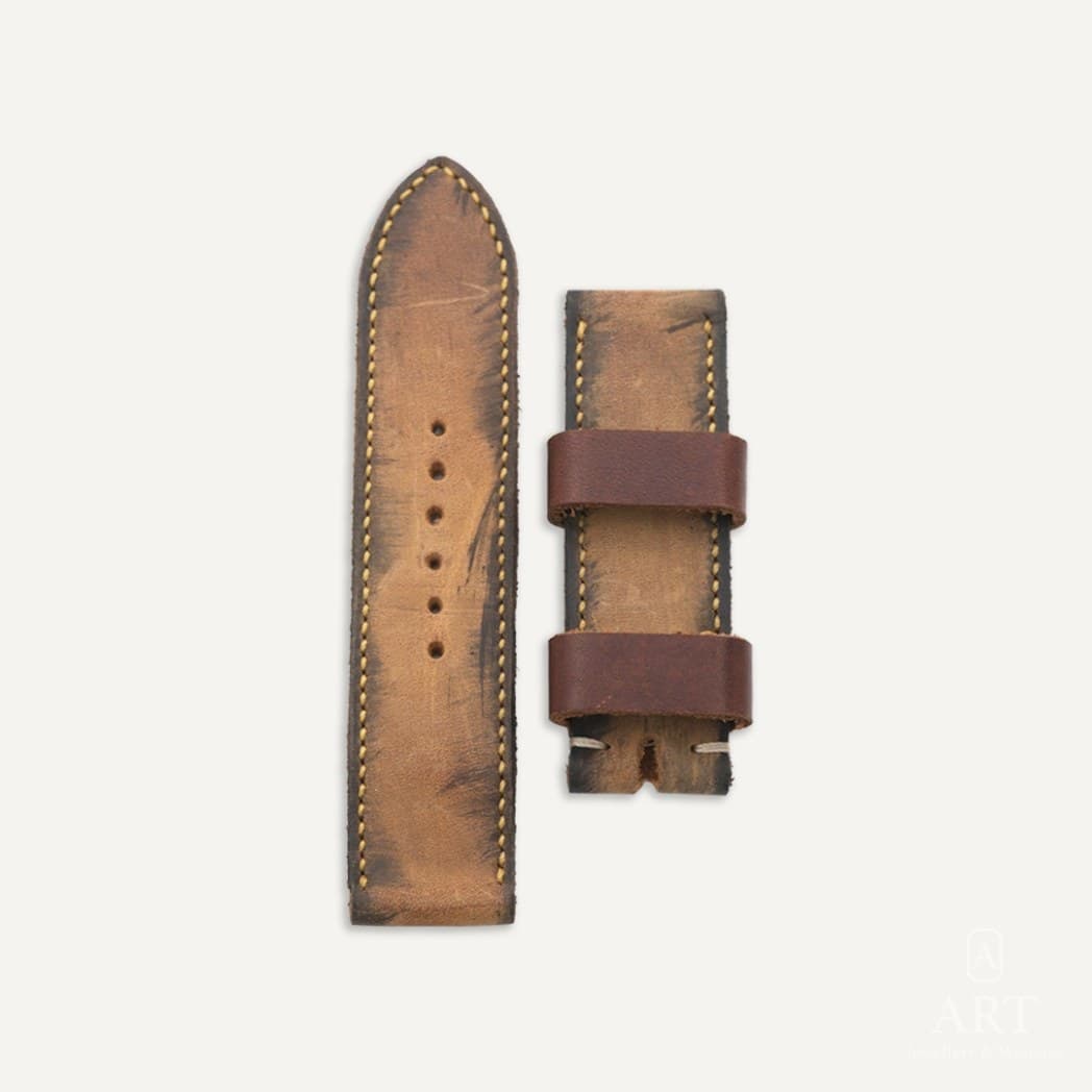 Mr. TipTop Brown Leather Panerai Luminor/Submersible Watch Strap