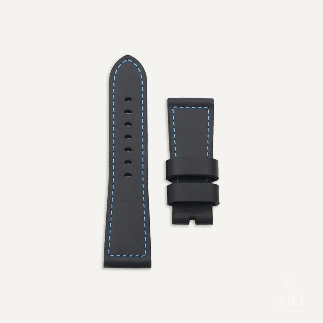 Panerai Black Calf Derisi Luminor/Submersible/Radiomir Watch Strap, reference MXE08L9L