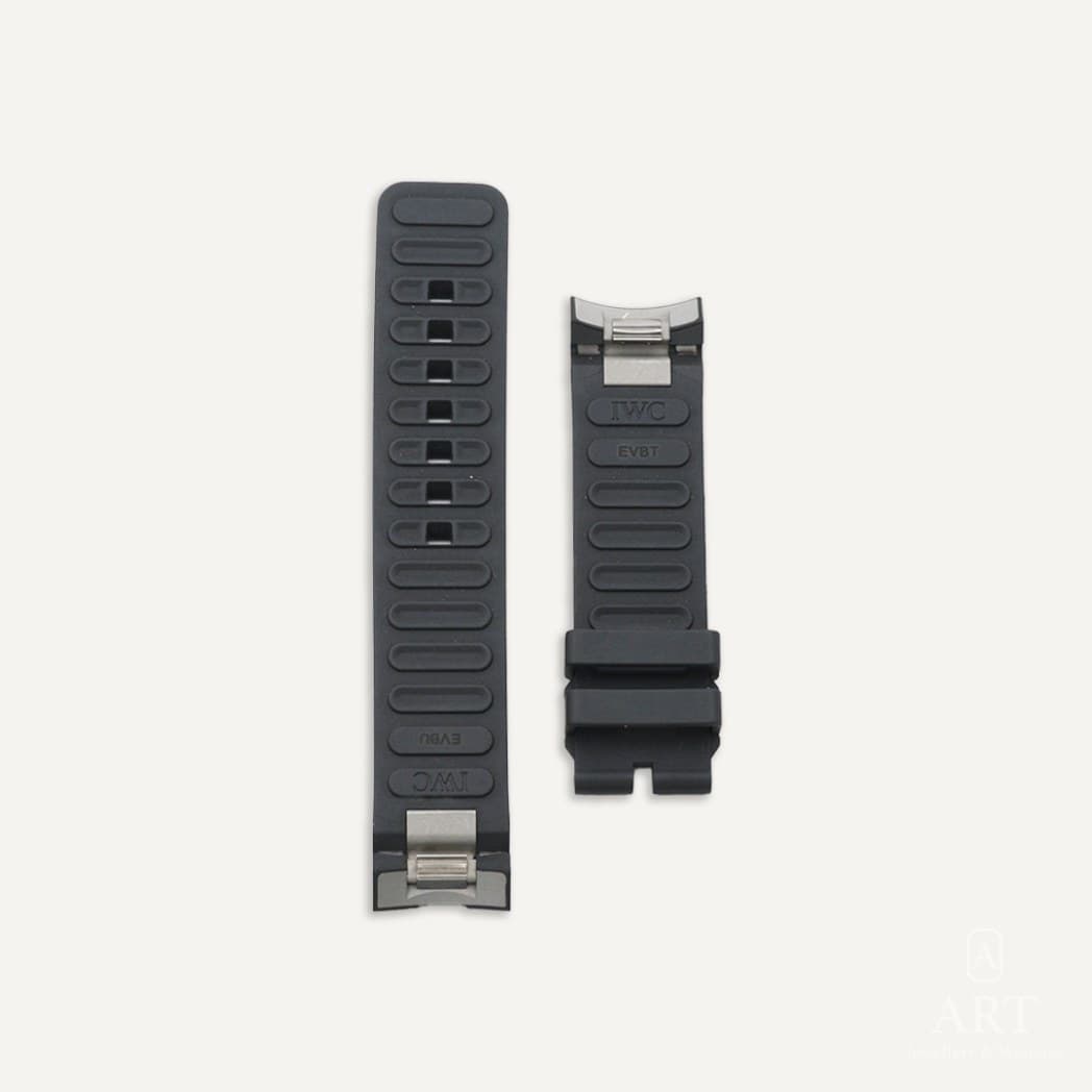 IWC Black Silicone Aquatimer 44mm Watch Strap, reference IWE10633 (2)