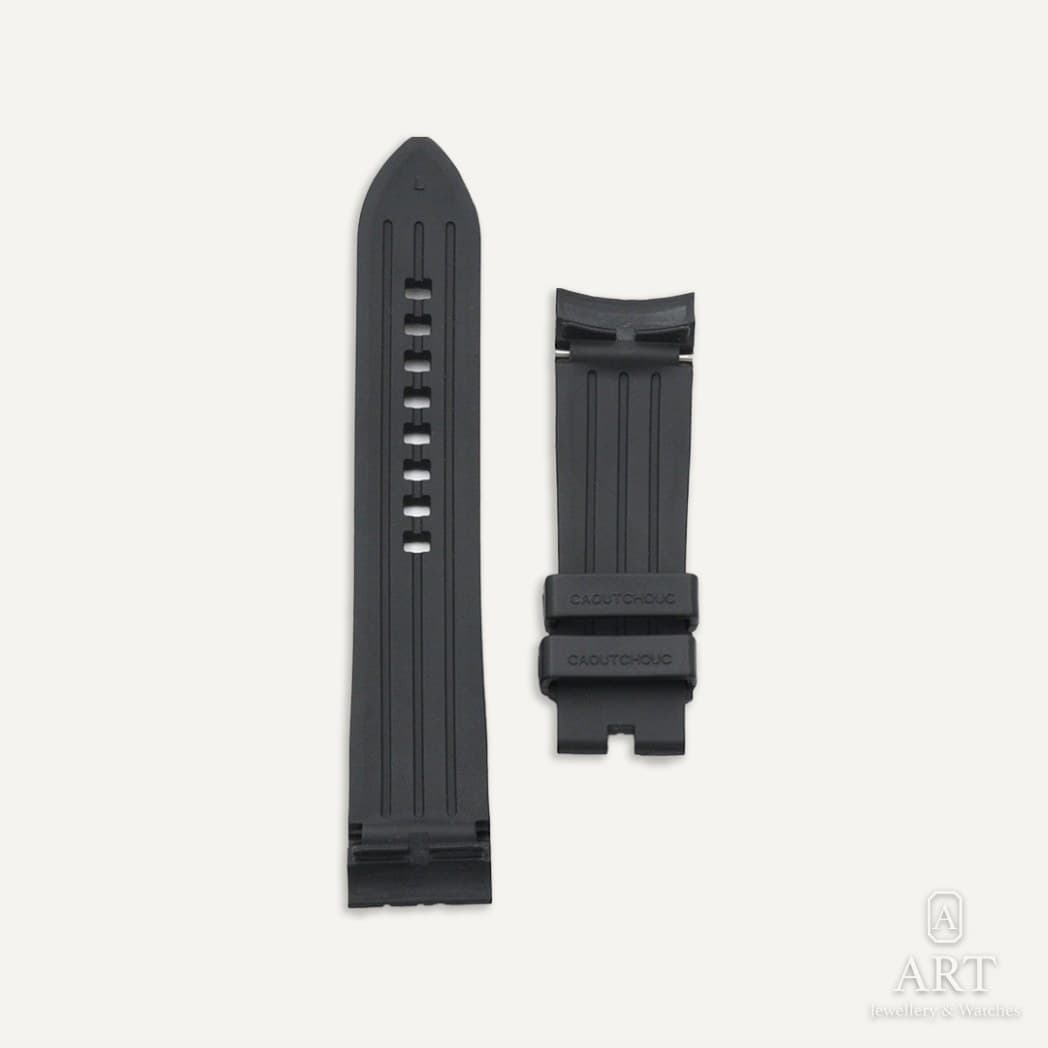 Graham Black Silicone Silverstone RS Watch Strap, reference BRAK104B (2)