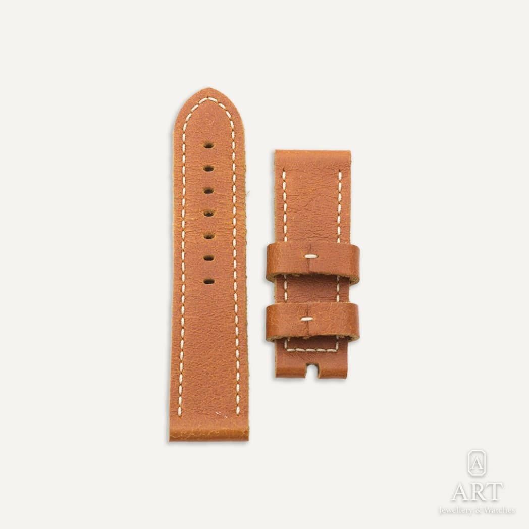 Panerai Brown Leather Custom Luminor/Submersible Watch Strap