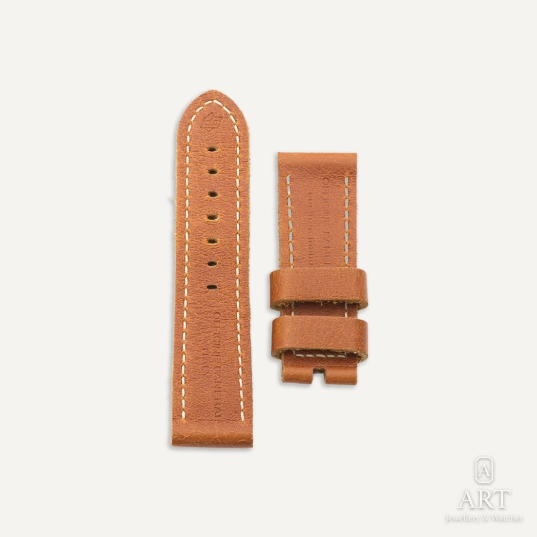 Panerai Brown Leather Custom Luminor/Submersible Watch Strap (2)