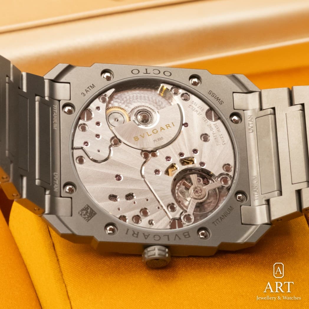 Bulgari Octo Finissimo watch, gray dial, reference 104089 (7)