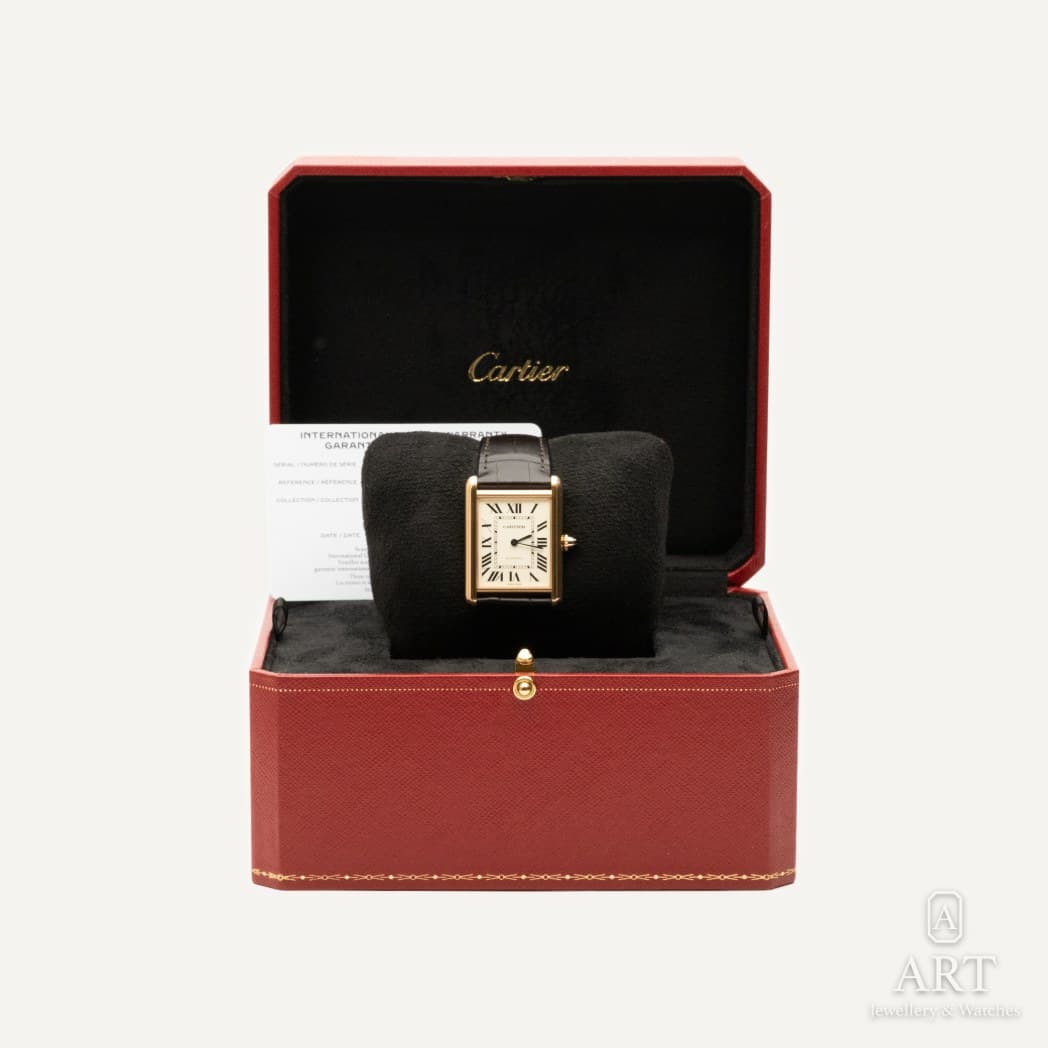 Cartier Tank Louis watch, silver dial, reference WGTA0346 (2)
