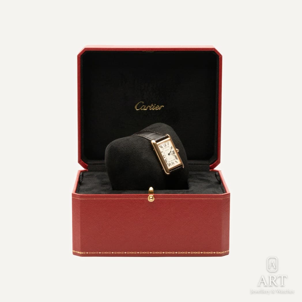 Cartier Tank Louis watch, silver dial, reference WGTA0346 (3)